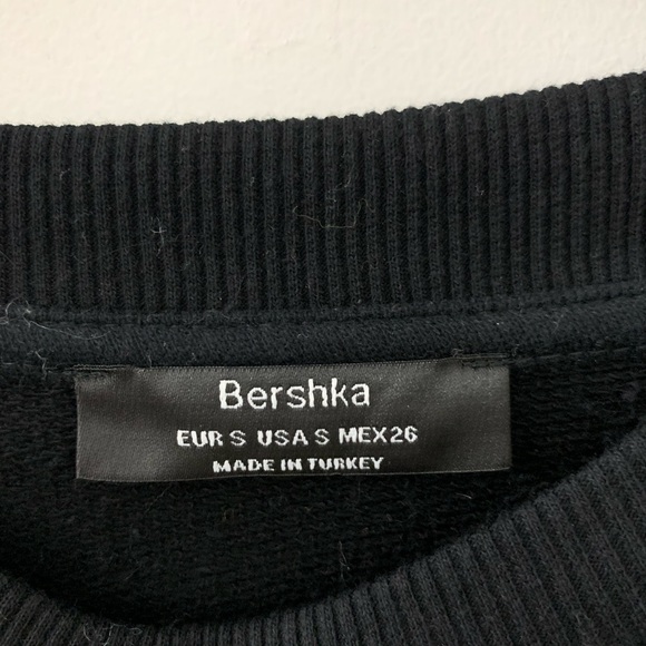 BERSHKA Black Sweatshirt - Picture 3 of 4